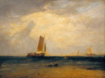 Pêche sur le sable de Blythe, marée montante